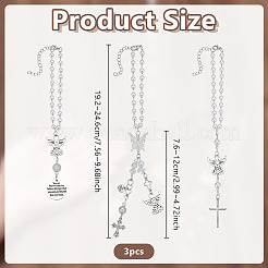 3Pcs Iron Hanging Ornaments&nbsp;HJEW-OC00382
