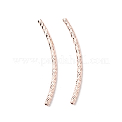 Rack Plating Brass Curved Tube Beads&nbsp;KK-WH0061-02E-RG