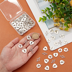 120Pcs 3 Styles Tibetan Style Alloy Pendants&nbsp;FIND-UN0004-27