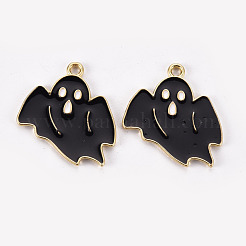 Rack Plating Eco-Friendly Alloy Enamel Pendants&nbsp;ENAM-N052-004-RS
