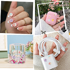 200Pcs Resin Flower Cabochons&nbsp;FIND-CJC0005-75
