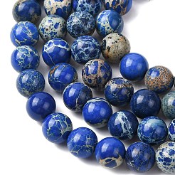 Natural Imperial Jasper Beads Strands&nbsp;G-A175B-8mm-06