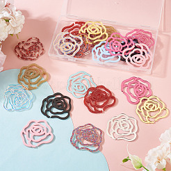 24Pcs 12 Colors Acrylic Wine Glass Charms&nbsp;AJEW-TA0002-83