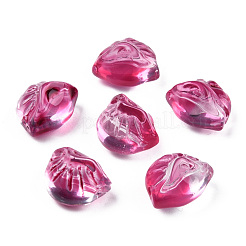 Transparent Spray Painted Glass Beads&nbsp;GLAA-N035-033-C10