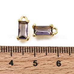 Brass Glass Pendants&nbsp;KK-Z156-02G-03