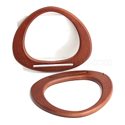 木製ハンドル  DIYバッグ作り用品  三角形  ブラウン  15x12.5cm&nbsp;PW-WG88359-01