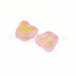 Transparent Spray Painted Handmade Lampwork Beads&nbsp;LAMP-Q032-03A