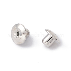 Rack Plating Brass Ear Nuts&nbsp;KK-G433-06P