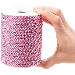 ポリエステルコード  ツイストコード  パールピンク  5mm  約18~19ヤード/ロール（16.4m〜17.3m /ロール）&nbsp;NWIR-PH0001-07J