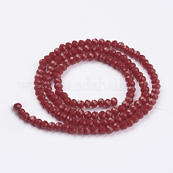 Imitation Jade Glass Bead Strands&nbsp;X-GLAA-F001-3x2mm-29