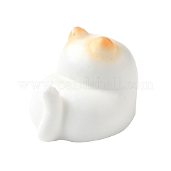 Listening Cat Resin Sculpture Display Decorations&nbsp;DJEW-V001-01C