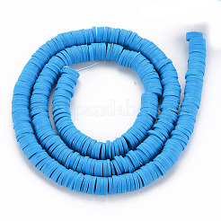 Handmade Polymer Clay Bead Strands&nbsp;X-CLAY-T002-6mm-30