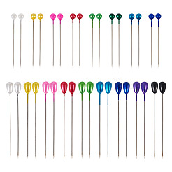 2箱2種類の鉄ピン  プラスチックボールヘッドと収納ボックス付き  ミックスカラー  40~54x4.2~5mm  1箱/色&nbsp;FIND-TA0004-81