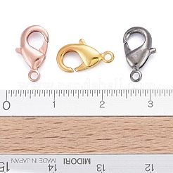 真鍮カニカン  オウムトリガークラスプ  カドミウムフリー＆ニッケルフリー＆鉛フリー  ミックスカラー  12x7x3mm  穴：1mm&nbsp;KK-902-M