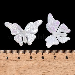 Plating Opaque Acrylic Imitation Shell Beads&nbsp;OACR-P039-02A