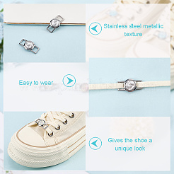 Alloy & Resin Shoelace Charms&nbsp;FIND-CP0002-94A