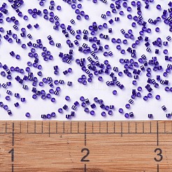 MIYUKIデリカビーズ  シリンダー  日本製シードビーズ  11/0  （db0277)透明コバルト光沢  1.3x1.6mm  穴：0.8mm  約2000PCS /ボトル  10 G /ボトル&nbsp;SEED-JP0008-DB0277