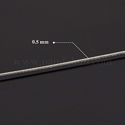 タイガーテールワイヤー  ナイロン被覆ステンレス鋼線  ステンレス鋼色  0.5mm  約196.85フィート（60m）/ロール&nbsp;TWIR-BC0001-12-0.5mm