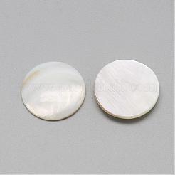 Natural Freshwater Shell Cabochons&nbsp;SSHEL-R042-08