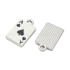 Playing Cards Alloy Enamel Pendants&nbsp;FIND-D044-27P-01