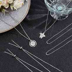 10Pcs 304 Stainless Steel Slider Necklace Making&nbsp;NJEW-SC0001-09