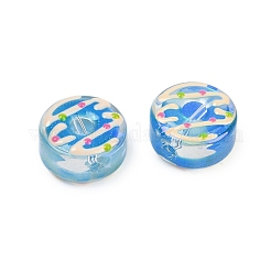 UV Plating Transparent Glass Beads&nbsp;LAMP-R004-03C
