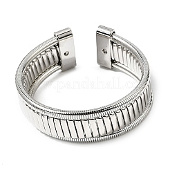 Iron Multi-strand Snake Chain Cuff Bangles for Women&nbsp;BJEW-P390-01A-P