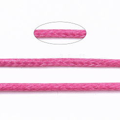 ポリエステルワックスコード  ジュエリー作りのための  ライトコーラル  1.5mm  約10m /ロール&nbsp;X-YC-R004-1.5mm-01