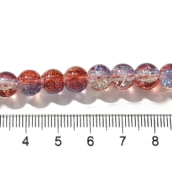 Crackle Glass Beads Strands&nbsp;X-CCG-C002-8mm-11