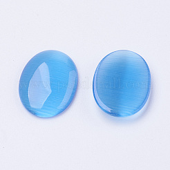 キャッツアイカボション  オーバル  ミックスカラー  18x13x3.5mm&nbsp;X-CE-J005-13x18mm-M