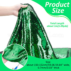 PVC Reversible Sequin Fabric&nbsp;DIY-WH0430-543D