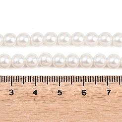 Eco-Friendly Dyed Glass Pearl Round Bead Strands&nbsp;X-HY-A002-6mm-RB001