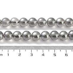 Electroplated Synthetic Quartz Crystal Beads Strands&nbsp;G-Z038-B02-02PL-1