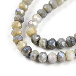 Ombre Effect Dyed Glass Beads Strands&nbsp;GLAA-C023-02-C11-A