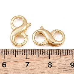 Brass Double-Sided Lobster Clasp for Jewelry Making&nbsp;KK-CBAA482-03G