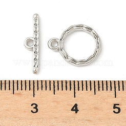 合金マンテル  カドミウムフリー＆鉛フリー  ラックめっき  リング  プラチナ  リング：13.5x10.5x1.5mm  穴：1.2mm  バー：4x15.5x1.5mm  穴：1.2mm&nbsp;FIND-B047-13P