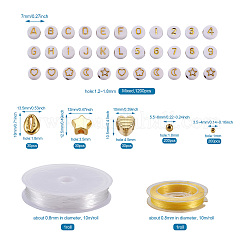 DIY Summer Themed Stretch Bracelet Making Kits&nbsp;DIY-TA0003-28