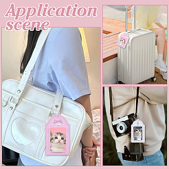 4Pcs 2 Colors PVC Card Holders&nbsp;AJEW-ME0002-69