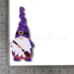 ハロウィーンのイミテーションレザーの大きなペンダント  gnome  65x28x2mm  穴：1.5mm&nbsp;FIND-K017-02A-03