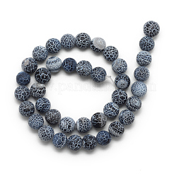 Natural Weathered Agate Bead Strands&nbsp;X-G-S237-8mm-05