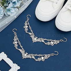 2Pcs Alloy Bat Shoes Chain&nbsp;AJEW-FG0004-50A