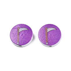 Halloween Printed Natural Wood Beads&nbsp;WOOD-T021-65