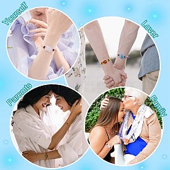 12Pcs Adjustable Braided Nylon Cord Macrame Pouch Bracelet Making&nbsp;AJEW-SW00010-04