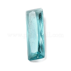 ポイントガラスラインストーンカボション  多面カット  長方形  ミックスカラー  15x5x3~4mm&nbsp;GLAA-B012-39