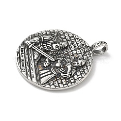 304 Stainless Steel Pendants&nbsp;STAS-H238-07A-AS