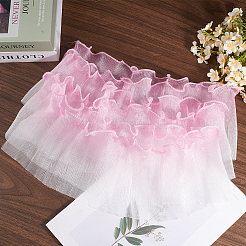5Yards Polyester Pleated Lace Trim Ribbon&nbsp;OCOR-GF0004-84C