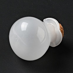 Lucky Bag Shape Glass Cork Bottles Ornament&nbsp;AJEW-A039-02E