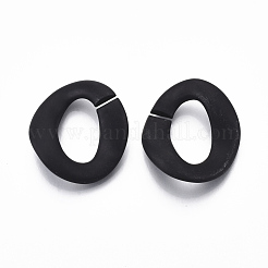 Spray Painted CCB Plastic Linking Rings&nbsp;CCB-R104-05B-01