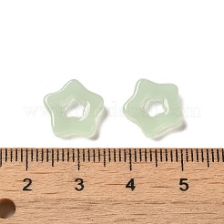 手作りランプワークビーズ  スター  甘露  11.5x12x3mm  穴：4.5x4.5mm&nbsp;LAMP-P060-02B