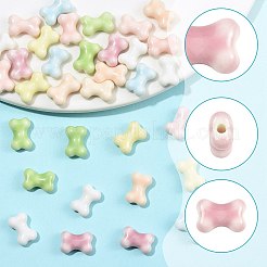 42Pcs 7 Colors Handmade Porcelain Beads&nbsp;PORC-FS0001-57